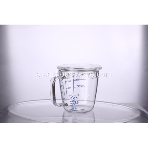 Taza de medición de vidrio de 500 ml de alto borosilicato